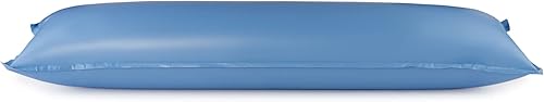 Vista 45 de SWIMLINE HYDROTOOLS - Almohada de aire para piscinas sobre el suelo, paquete de 2 unidades, cojín de 4 x 4 pies, kit de invierno para cierre