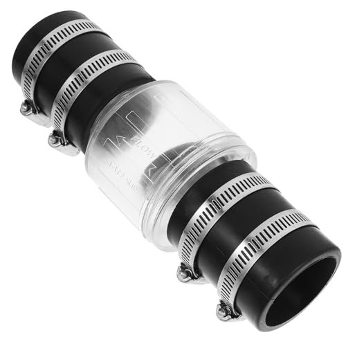 TOPBATHY Válvula de Retención Silenciosa de Resorte Modelo 150, 1.5 Pulgadas, para Bomba de Aguas Residuales y Sumidero, Material Duradero, Comprobación para Sistemas Hidráulicos
