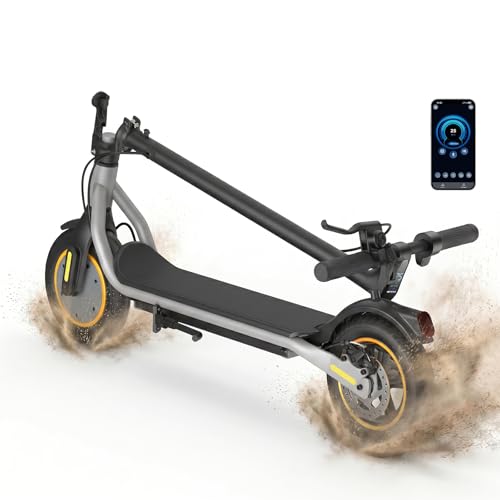 Image of Electric Scooter - Electric Scooter Adults, 1200W /1000W /500W Motor, 28 /24 /21 /18 MPH Top Speed,28 /21 Miles Max Range, APP Control, Double Braking Systems, 10 inch /8.5 inch Tire, Foldable E-Scooter