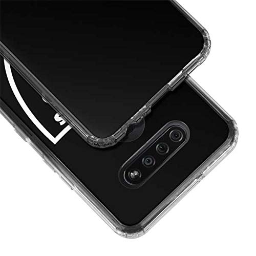 Skinit Clear Phone Case Compatible with LG K51/Q51 - Officially Licensed NFL Las Vegas Raiders Large Logo Design