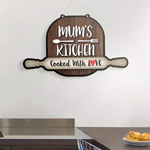 Image of 100yellow Mum's Kitchen Wall /Door Hanging | Multicolor| 7x11 Inches
