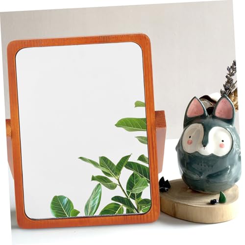 Miroir de Maquillage Pliable en Bois pour Bureau et Table - 4
