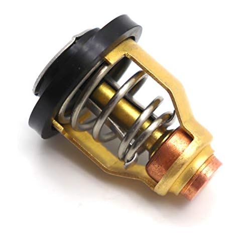 SecosAutoparts Outboard Engine Thermostat 60V-12411-00-00 60V-12411-00 Thermostat Compatible with Yamaha Outboard F115 LZ250 VZ225 Z250 Z300 HP Mercury 881429 Cover