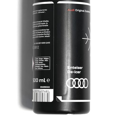 Audi 89A096322 Enteiser Fensterscheibenenteiser 500ml Winter Enteiserspray Scheibenenteiser