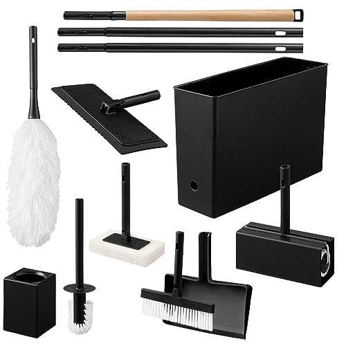 アイリスオーヤマ ボタンで着脱出来て、持ち手が伸ばせるから体が痛くなりにくい家じゅうお掃除9点セット まとめて収納可能 引っ掛けて収納可能 天然木で温かみがあるフローリングワイパー ブラック SSE-9B アイリスオーヤマ ボタンで着脱出来て、持ち手が伸ばせるから体が痛くなりにくい家じゅうお掃除9点セット まとめて収納可能 引っ掛けて収納可能 天然木で温かみがあるフローリングワイパー ブラック SSE-9B