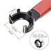 uxcell Collet Chuck Wrench Spanner for ER25M Clamping Nut Milling Machine Lathe Chuck Holder Tool with Red Non-slip Handle 2pcs