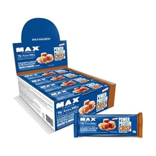 Power Protein Crisp Bar Display (12 unid. 44g), Milk Caramel