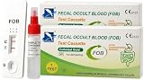 Test per Sangue Occulto nelle Feci | Test FOB per Rilevazione Sangue Occulto Intestinale | Test Rapido con Risultato in Pochi Minuti (2 TEST)