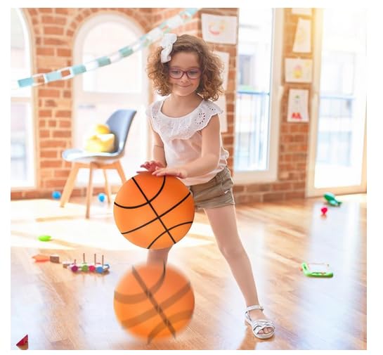 Image of Basketball, Official Size, Orange with Black Lines, Indoor and Outdoor Use Size 5 No with 2 Needle Pin