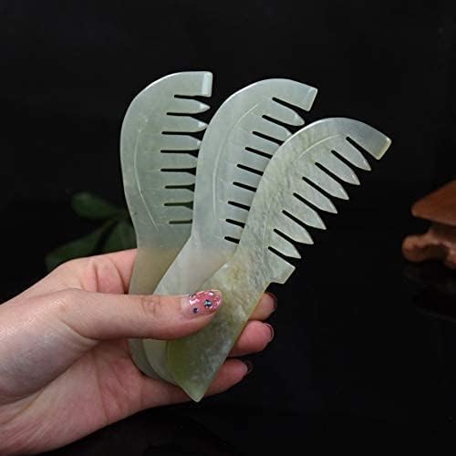Premium Xiuyan Jade Gua Sha Scraping Massage Comb Therapy Tool - Image 4