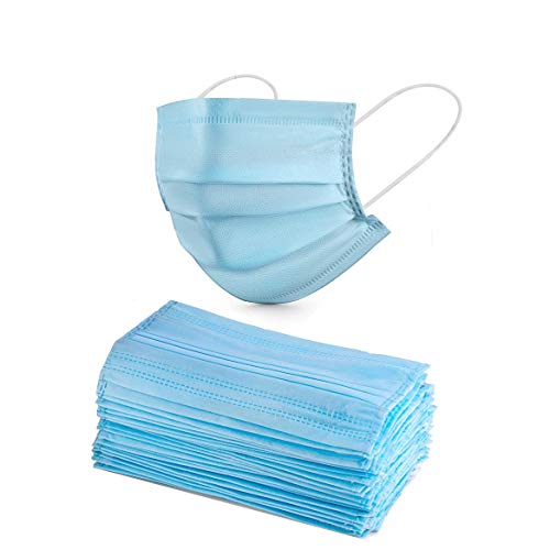 Image of ASGARD Nonwoven Fabric Disposable Surgical Mask 3Ply (Blue, Without Valve, Pack of 4000) for Unisex