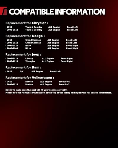 Image of Torchbeam Front Brake Caliper for Jeep 2007-2012 Wrangler, Chrysler 2008-2012 Town & Country, Dodge 2008-2012 Grand Caravan, Front Left or Front Right Caliper Replace # 18B5044