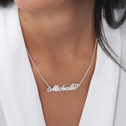Personalized Choose Your Style Diamond Name Necklace - Custom Nameplate Pendant - Dainty Gift for Her, Women - Gift for Mother's Day, Christmas, Birthday2