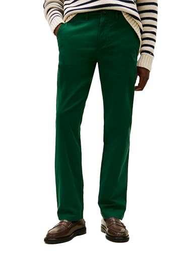 Image of Tommy Hilfiger Men's Stretch Cotton Chino Pants in Custom Fit