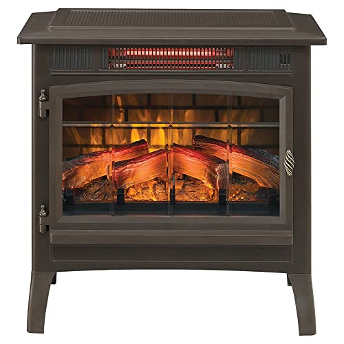 3D Infrared Electric Fireplace