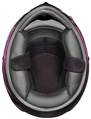 Fulmer, 26-5682, Adult Full Face Motorcycle Helmet Dot Approved 152 Ace - Pink, Small #TOP7