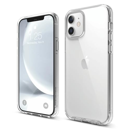 elago Compatible with iPhone 12 Case, iPhone 12 Pro Case - Hybrid Clear Case for iPhone 12, iPhone 12 Pro 6.1 Inch, Shockproof Bumper Cover Protective Case [Transparent] by elago - Used condition - US$8.29