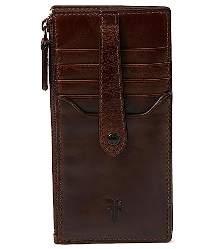 Image of Frye Women's Melissa Snap Card Wallet, Stylish Design with Holder & Slots, Compact for Purse