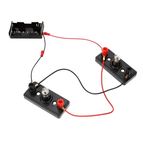 TOYANDONA Kit de Circuito Eléctrico Escolar DIY con Bombillas y Cables Educativo para Partir de Años Experimento Científico Fácil y Portátil para Aprender Electricidad