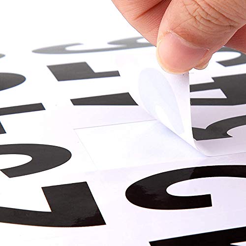 SUNSHINETEK 20 fogli numeri neri da 0 a 9 numeri