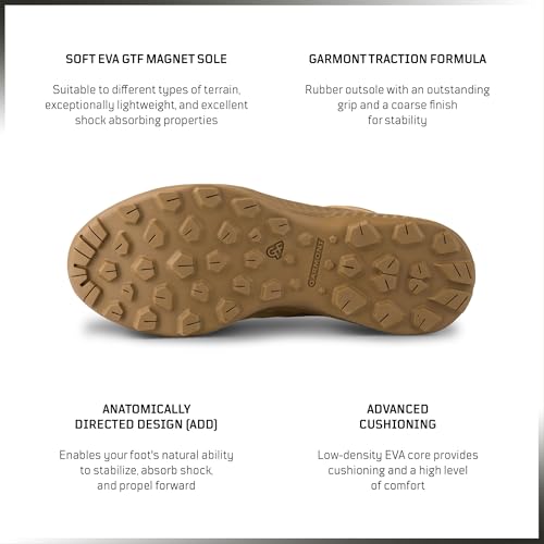 GARMONT T8 Falcon Combat Tactical Boots for Men and Women, Military, Army, Air Force, AR670-1 Compliant Footwear, Suede Leather, Lightweight and Breathable - Image 4