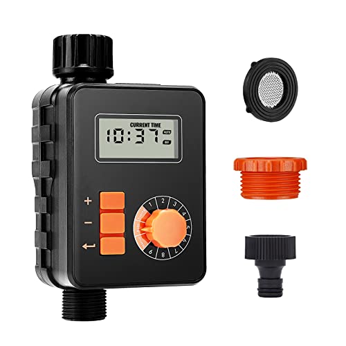 Inkbird Minuterie Arrosage, Programmateur Arrosage Automatique Minuterie Étanche IP65 Aver Capteur de Pluie et Écran LCD pour Pelouse,Jardin,Balcon,Serre Cover
