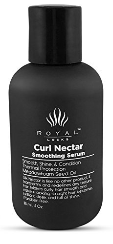 Curl Serum Curly Hair Product for Smoothing Glossing Conditioning Lightweight Blend to Dismiss Frizz by Royal Locks. Fight humidity and reenergize your curls or smooth your blow out