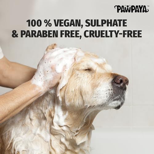 Image of Pawpaya Shampoo Pawpaya Shampoo for Dogs | Gentle Deep Cleansing Formula for Healthy Skin & Soft, Shiny Coat | Suitable for All Dog Breeds & Coat TypesDogs (Waterless Shampoo)