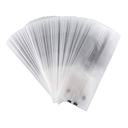 400Pcs Translucent Plastic Bags, BetterJonny 200pcs Cellophane Bags with 200 Pcs Hand Made Stickers for Cookie Cake Chocolate Candy Bakery Part
