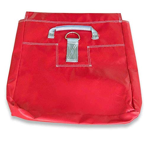 TentandTable Red 21-Inch x 21-Inch Strong Vinyl Sand Bag, Support and Anchor for Inflatables, Bounce Houses and Tents