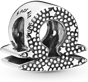 PANDORA Sparkling Libra Zodiac Charm - Compatible Moments Bracelets - Jewelry for Women - Gift for Women in Your Life - Made with Sterling Silver & Cubic Zirconia, No Gift Box