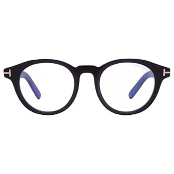 TOM FORD トムフォード FT5861DB 001 Eyeglass Frames Amazon.com: Tom Ford Blue Light Block Oval Unisex Eyeglasses