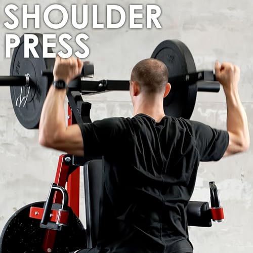 Mikolo Deltoid and Shoulder Press Machine, Lateral Raise Machine with Adjustable Seat and Backrest, 800 Weight Capacity Upper Body Machine