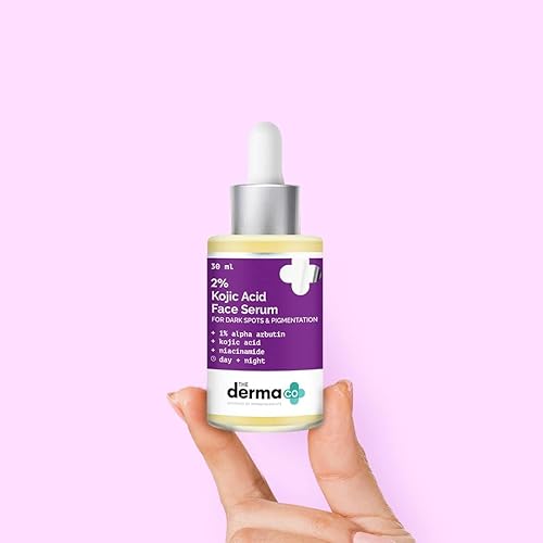 Miniatura 2 de The Derma Co Suero facial al 2%, con 1% de alfa arbutina y niacinamida, sin parabenos ni SLS, uso diurno y nocturno, 1.01 onzas líquidas (1.0 fl oz)