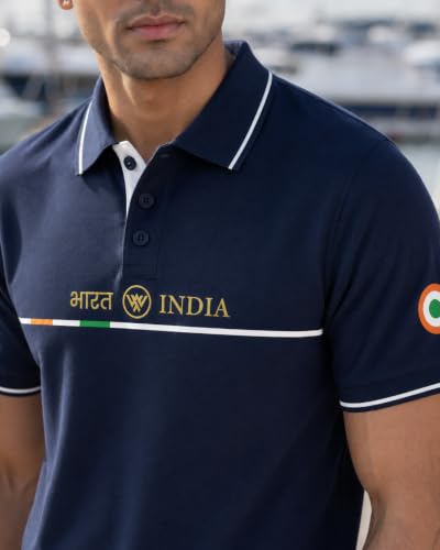 Image of WarriorWorld Men's Polo T-Shirt Cotton Fabric Casual & Sportswear Comfortable, Breathable