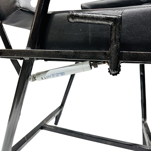 Image of Beauty Parlor Massage Chair Salon Barber Cutting Beauty Parlor Chair Made of Iron Frame, with Push Back System and Cushioned Back Seat, Already Assembled (Black with Hydraulic)