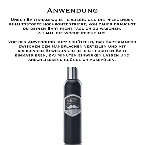 Bartshampoo von Mr. Burton’s – Klassische Pflege für den Bart