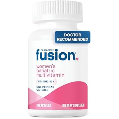 Bariatric Fusion Bariatric Multivitamin with Iron for Women | Hair, Skin and Nails Blend for Hair Loss After Bariatric Surgery & GLP-1 | 30 Capsules | 1 Month Supply