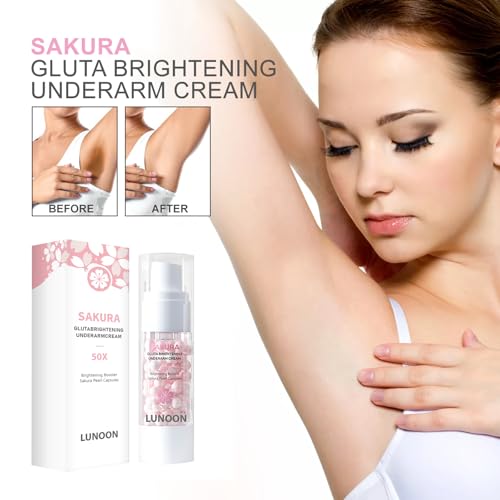 Qicdrtf Sakura Gluta Brightening Booster Cream Sakura Gluta Brightening Underarm Cream Pearl Capsules Cream Brightening Underarm Cream Underarm Care Cream thumb #1