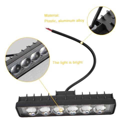 Faros delanteros led para evitar fatiga visual luces de trabajo nocturna coche 2u 7
