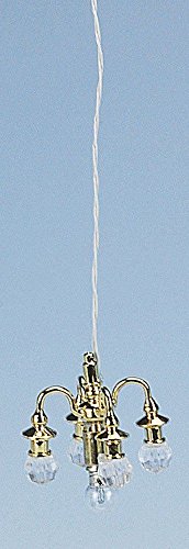 Preisvergleich Produktbild Rulke rulke012547 12 V Gold Kronleuchter Lüster Hängeleuchte