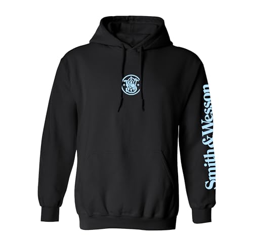 Sweatshirt capuche homme Smith & Wesson Stack Logo noir