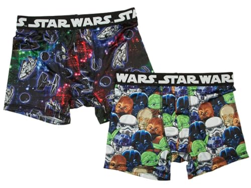 Star Wars Starships & Characters 2 Pack Boxer Briefs - Small