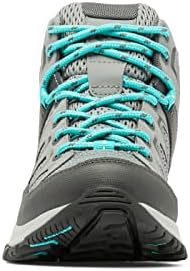 Columbia Women's Granite Trail Mid Waterproof, Titanium Grey Steel/Bright Aqua, 8 | Image 2