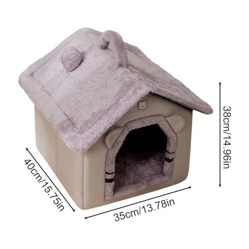 Nid de couchage épais pour chats en peluche de qualité supérieure - 3