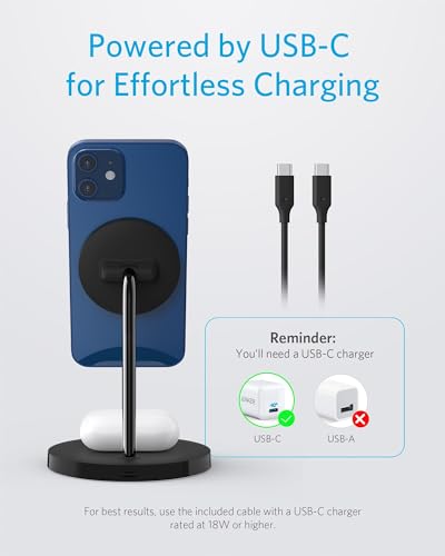 Anker PowerWave 2-in-1 MagSafe Compatible Wireless Charging Stand - image 6