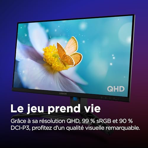 Lenovo Legion R27qe Gen2 écran gaming 27" QHD 200Hz - photo 5