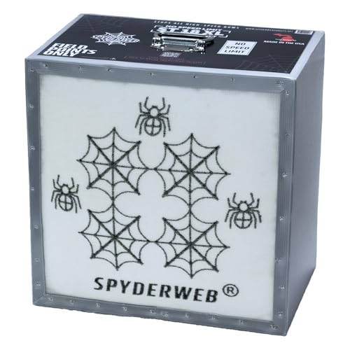SpyderWeb 18XL Archery Targets for Backyard and Crossbow Targets 500fps and More, No Speed Limit, Easy Arrow Pull, Self-Healing Spylar, Silver Waterproof Cover, Handles Harsh Weather, Field Tip Only