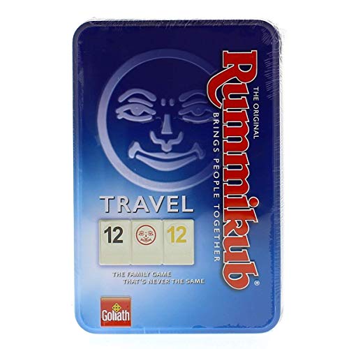 Goliath – Jeu Rummikub de Voyage Dans une Boîte Métallique (50105212) 6 ans à 99 ans