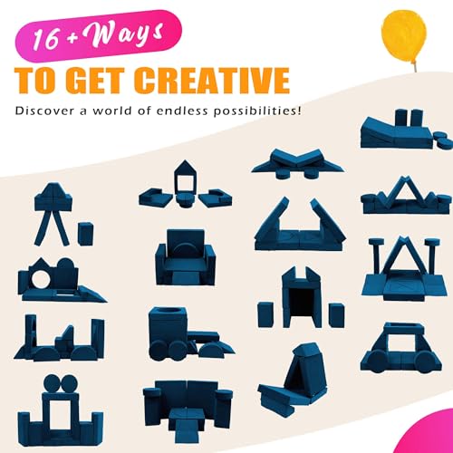 18pcskidscouchbuildingfortmodularkidsplaycouchconvertiblefoamplaysofafortoddlerandbabyplayroomfoldoutcouchsectionalplaysetforcreativegirlsboysnavyyellow Urban Country Home Decor 18pcs kids couch building fort modular kids play couch convertible foam play sofa for toddler and baby playroom fold out couch sectional play set for creative girls boys navyyellow urban country home decor